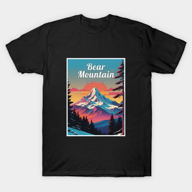 Bear Mountain ski California usa T-Shirt by UbunTo